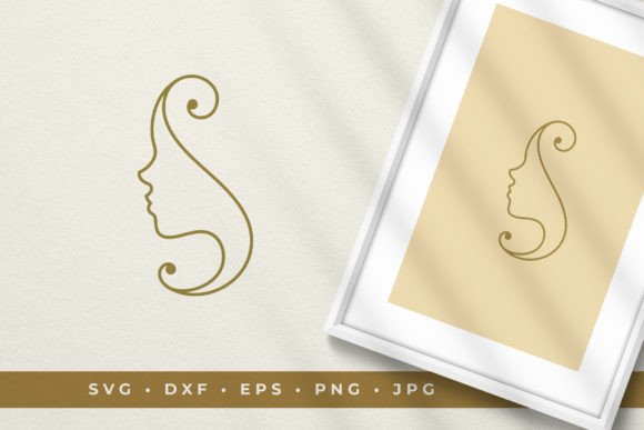 Download Female Profile Hand Drawn with Thin Line - Premium Resources