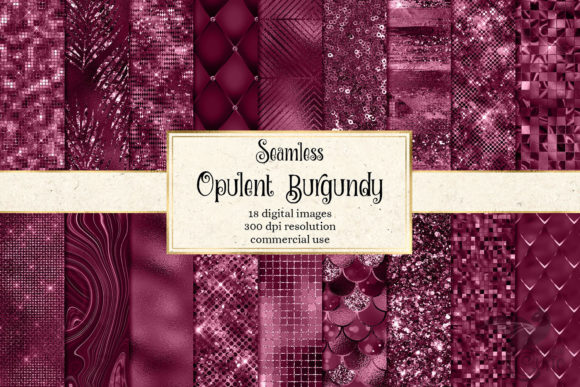 Download Opulent Burgundy Textures - Text Collection