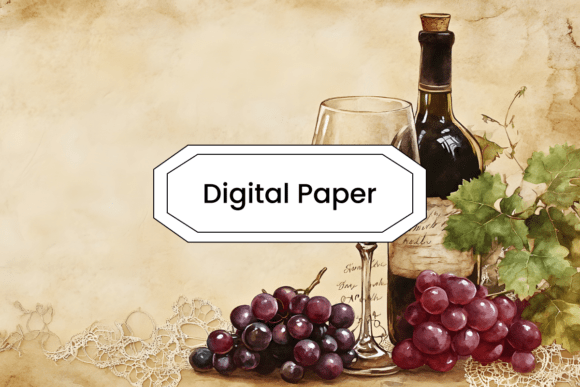 Download Rustic Wine Texturized Scrapbook Paper - Text Collection