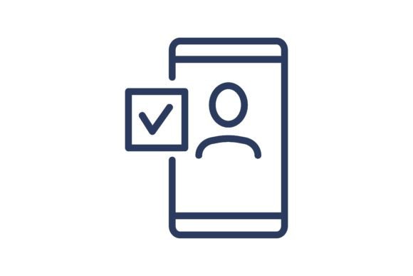 Download Personal Profile with Checkmark on Phone - Premium Bundle