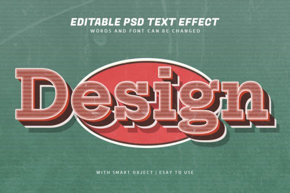 Download Design Retro Vintage Style Text Effect - Text Collection