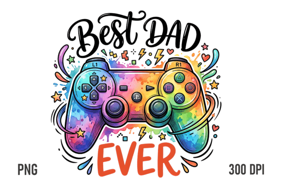 Download Best Dad Ever Gamer PNG - Best Collection