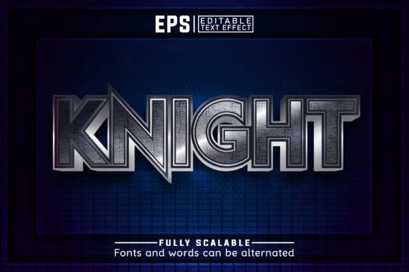 Download KNIGHT 3d -Editable Text Effect - Text Collection