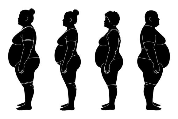 Download Black Silhouettes of Women with Varying - Premium Bundle