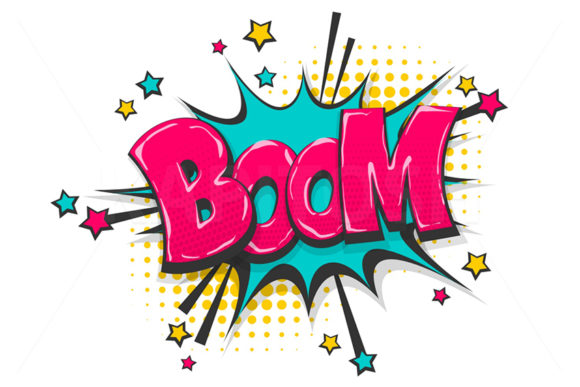 Download Boom Comic Text Speech Bubble Pop Art - Text Collection