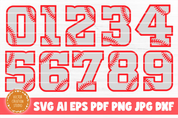 Download Baseball Numbers SVG Font Clipart - Svg font Collection